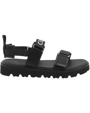 Celine Pitea Strappy Sandal in Black for Men | Lyst