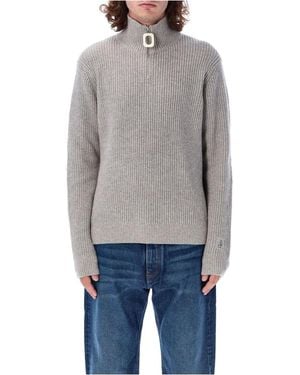 JW Anderson Jwa Puller Half Zip Jumper Jumper - Grey
