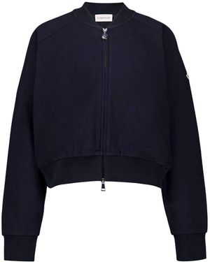 Moncler Zip Up Cardigan - Blue