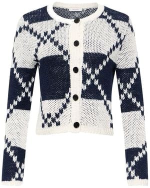 JW Anderson Fairisle Cardigan - Blue