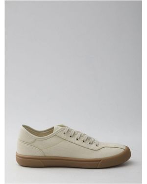 スニーカー THE ROW SAND CANVAS SNEAKERS The Row Sand Canvas Sneakers in Natural | Lyst