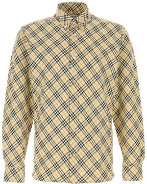 Burberry Embroidered Cotton Shirt - Multicolor