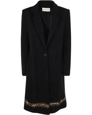 Dries Van Noten 00150 Richy Emb 7255 Coat - Black