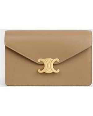 Celine Wallet On Chain Margo - Natural