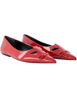 フラットシューズ The Kat Ballerinas - Marc Jacobs - Leather - Red Marc Jacobs The Kat Ballerina Shoes | Red | FARFETCH