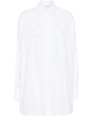 Ermanno Scervino Oversized Cotton Shirt - White