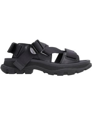 McQueen Tread Flat Sandals - White