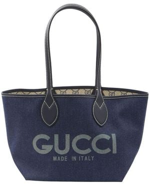Gucci Smalltotissima Reversible Bag - Blue