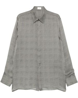 Saint Laurent Silk Shirt - Gray