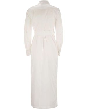 【関税＆送料込み】Max Mara Studio Pioppo Long Dress Pioppo silk dress for women 2516221064600 Poppy | Caposerio.com