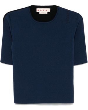 Marni Jumper With Back - Blue