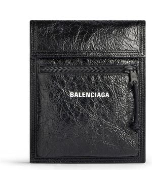 Balenciaga Explorer Pouch Strap S - Black