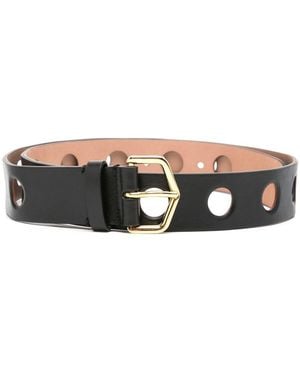 Alaïa Vienne Leather Belt - Black