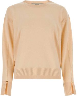 Stella McCartney Skin Wool Oversize Sweater - Natural