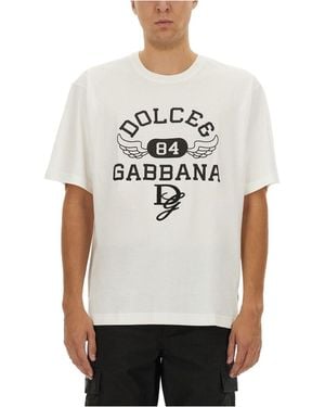 Dolce & Gabbana Cotton T-Shirt - White