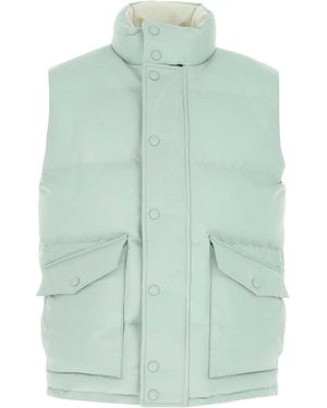 McQueen Sea Polyester Sleeveless Padded Jacket - Green