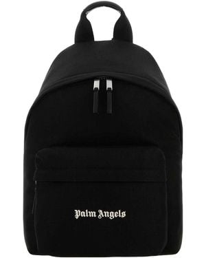 Palm Angels Canvas Cordura Backpack - Black