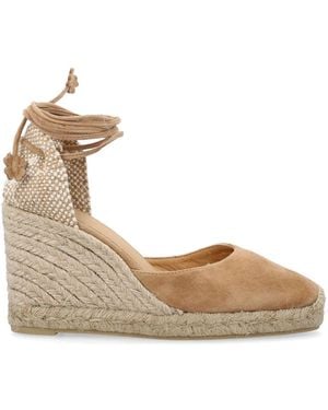 Castañer Carina Wedge Espadrilles Sandal - Natural