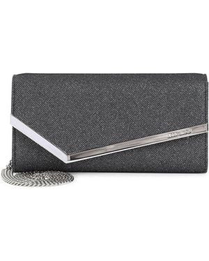 Jimmy Choo Emmie Clutch - Grey