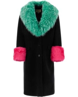 Gucci Wool Blend Coat - Black