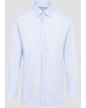 Brioni Cotton Shirt - Blue