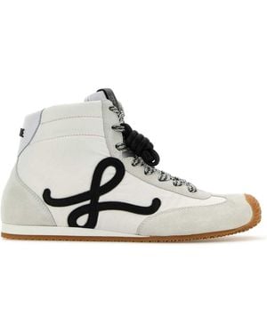 Loewe Nylon And Suede Ballet Runner 2.0 Trainers - White