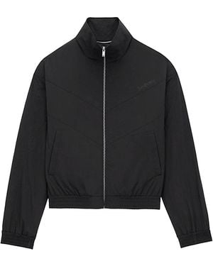 Saint Laurent Polyamide Coat For All Seasons - Black
