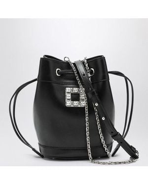 【関税&送料込】Roger Vivier Tres Vivier Aumoniere Bag Roger Vivier Très Vivier Aumoniere Bag in Black | Lyst
