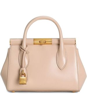 Dolce & Gabbana Marlene Mini Leather Handbag - Pink