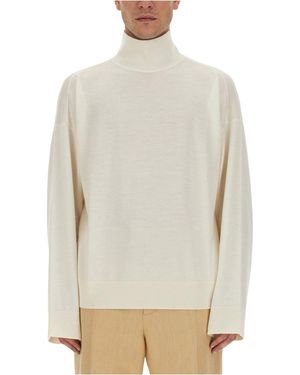 Bottega Veneta Turtleneck Jumper - White