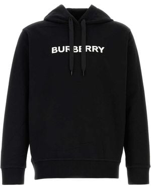 Burberry Cotton Sweatshirt - Black
