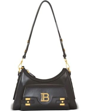 Balmain B Buzz Hobo Bag - Black