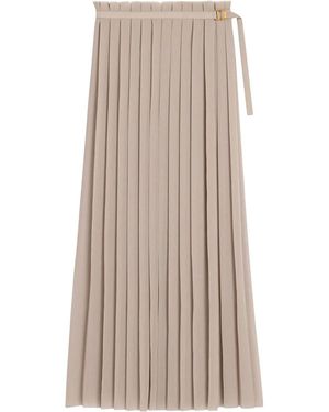 スカート AMI PARIS 'Pleated' skirt Beige Ami Paris Skirts for Women | Online Sale up to 60% off | Lyst