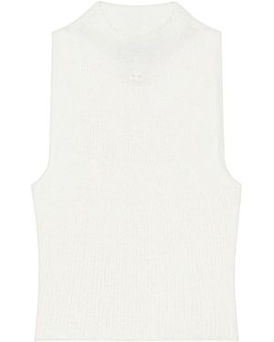 Courreges Mockneck T Shirt - White