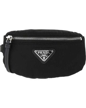 Prada Nylon Wrist Pouch - Black