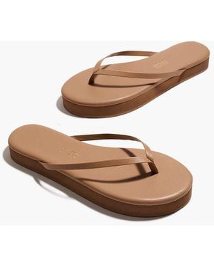 TKEES Lily Platform Sandals - White