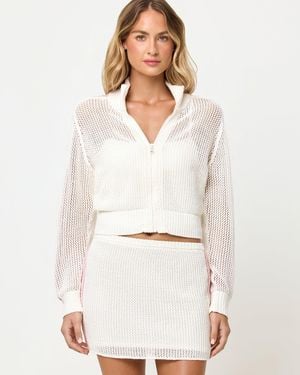 LSPACE Heart Stopper Sweater - White