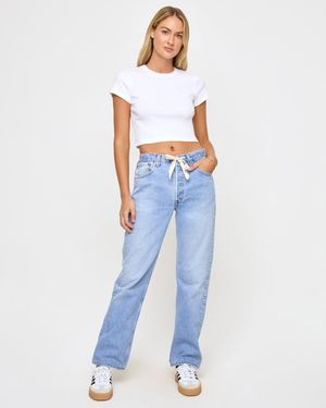 Ali Grace Jewelry Aligrace Baggy Drawstring Pant - Blue