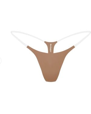 Stringys Nude Invisible Underwear - White