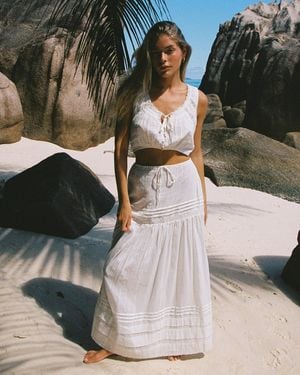 LSPACE Reia Skirt - White