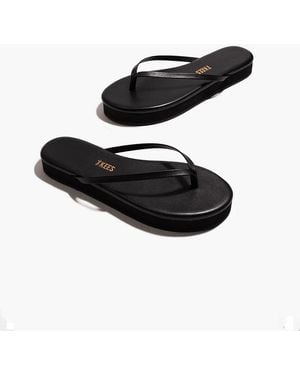 TKEES Lily Platform Sandals - Black