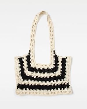 LSPACE Caylin Crochet Tote - White