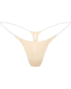 Stringys Nude Invisible Underwear - White
