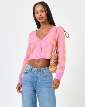 LSPACE Spring Fling Sweater - Red