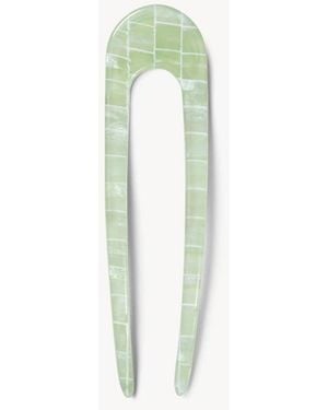 Machete French Hair Pin - Green