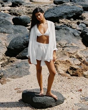 LSPACE Rio Short - White