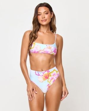 LSPACE Presley Bikini Top - White