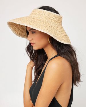 L*Space Del Mar Roll Up Hat - Natural