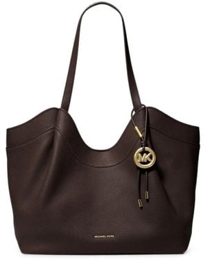 Michael Kors Nolita Large Pebbled Leather Tote Bag - Black