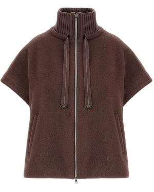 Herno Alpaca Cape - Brown